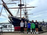 Pompey Women have been building stronger ties with the community. Players recently visited the Historic Dockyard to learn more about the city's heritage.