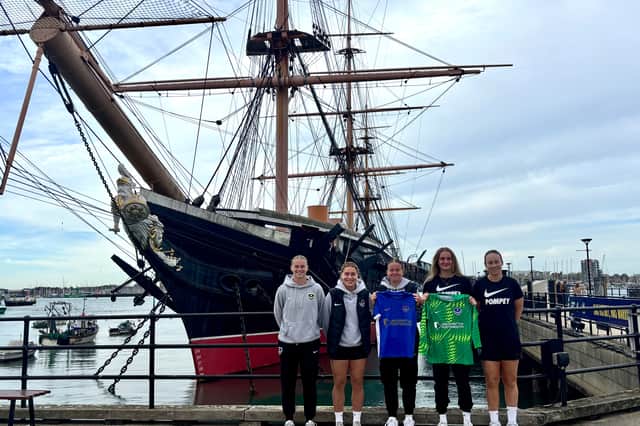 Pompey Women have been building stronger ties with the community. Players recently visited the Historic Dockyard to learn more about the city's heritage.