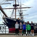 Pompey Women have been building stronger ties with the community. Players recently visited the Historic Dockyard to learn more about the city's heritage.