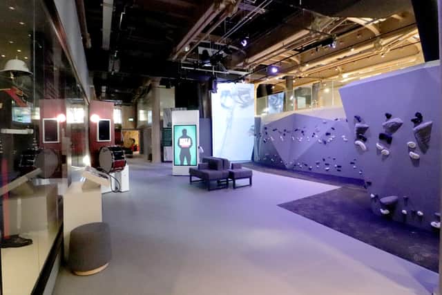 Inside of the museum