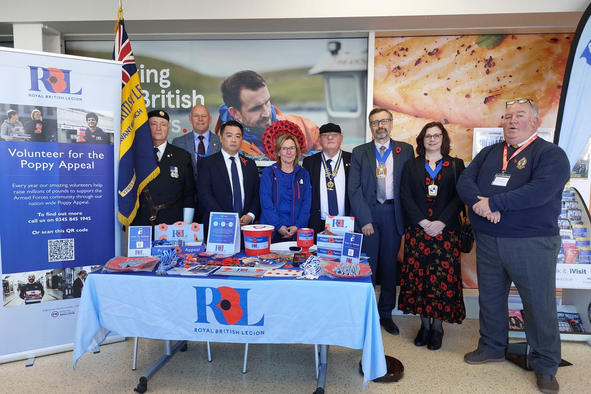 The Royal British Legion's 2026 Poppy Appeal launches in Havant to raise funds for 'vital' work supporting veterans and their families