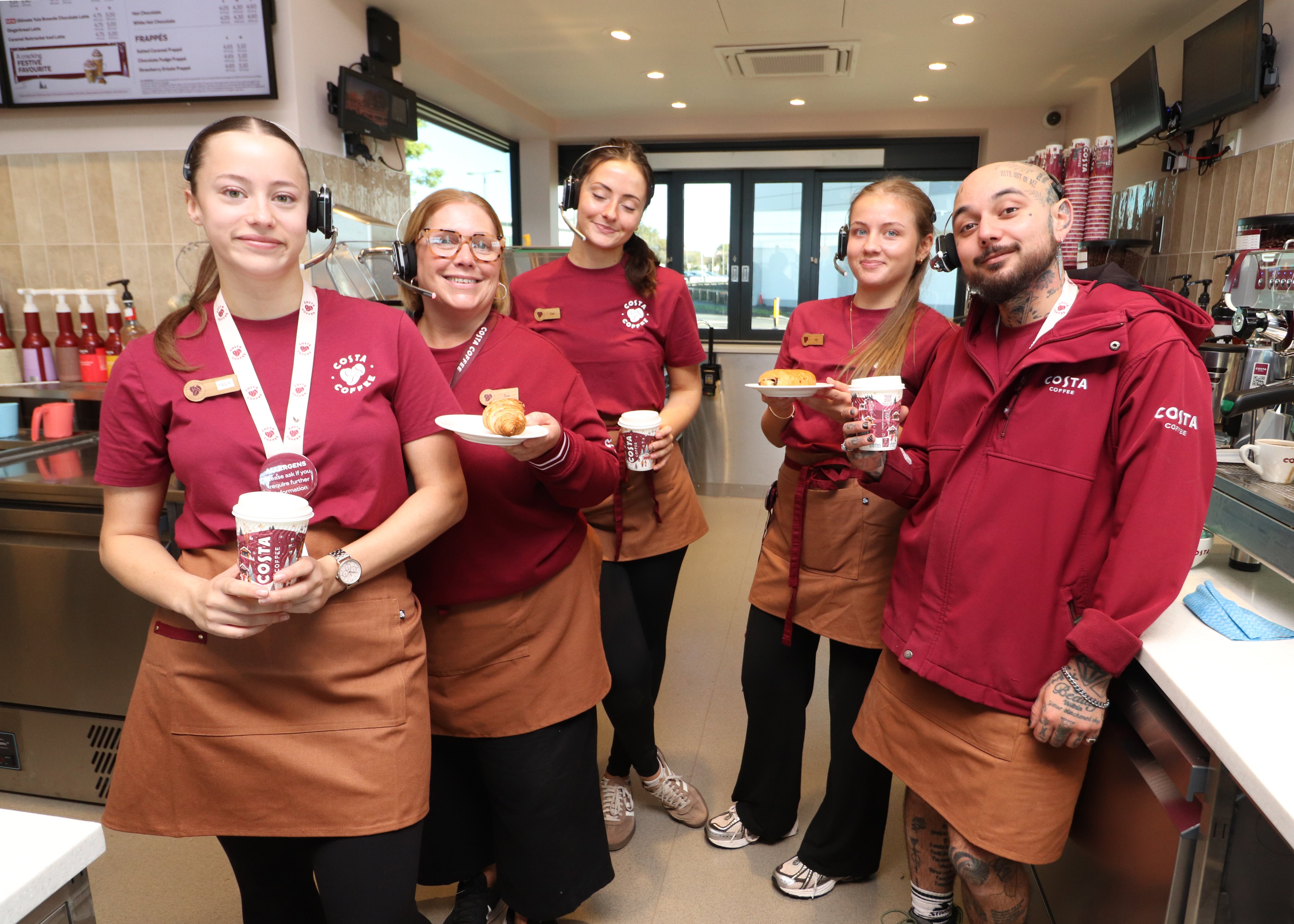 Costa Coffee Drive Thru opens in Waterlooville creating 17 jobs in the area