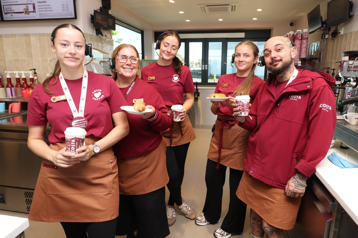 Costa Coffee Drive Thru opens in Waterlooville creating 17 jobs in the area