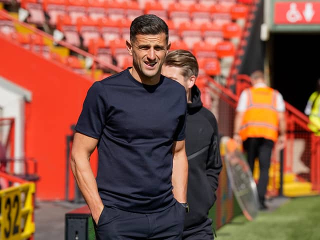 Pompey boss John Mousinho believes the club have consistently 'punched above our weight' during his time at Fratton Park. Picture: Jason Brown