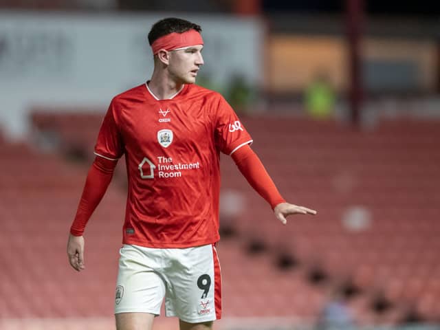 Makenzie Kirk scored his second goal for Barnsley in Tuesday night's 2-1 defeat at Luton. Picture: Tony Johnson