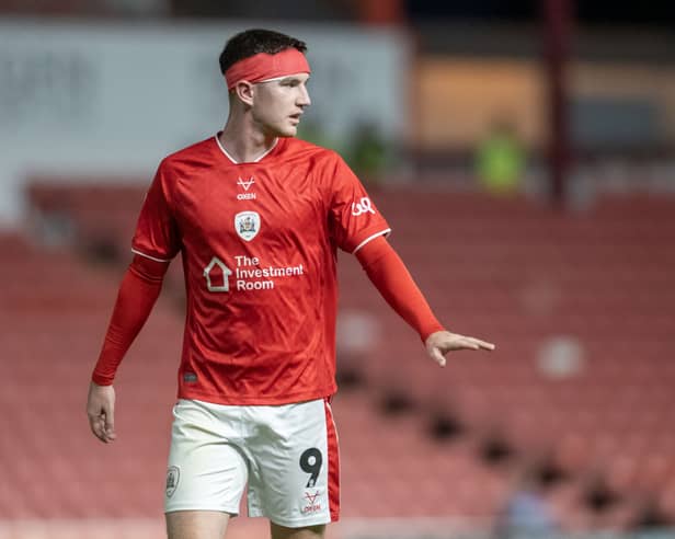 Makenzie Kirk scored his second goal for Barnsley in Tuesday night's 2-1 defeat at Luton. Picture: Tony Johnson