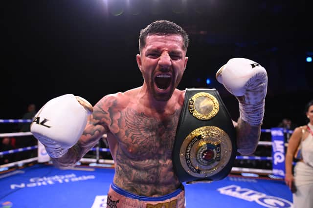 Waterlooville's Mark Chamberlain defeats Pierce O'Leary in August. Pic: Getty