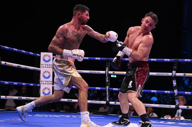 Waterlooville's Mark Chamberlain defeats Pierce O'Leary in August. Pic: Getty