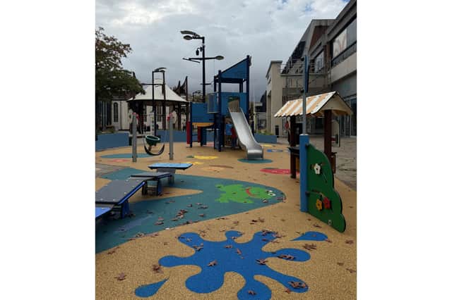 The new play area in West Street, Fareham