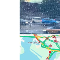 M275 traffic heavy amid slip road closure and M27 crash delays