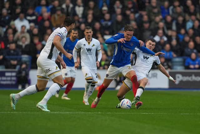 Marko Milovanovic attacks Millwall. Picture: Jason Brown