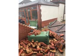 There was a suspected tornado in Portchester on Thursday night which affected a few houses in The Crossway, Portchester.