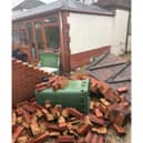There was a suspected tornado in Portchester on Thursday night which affected a few houses in The Crossway, Portchester.