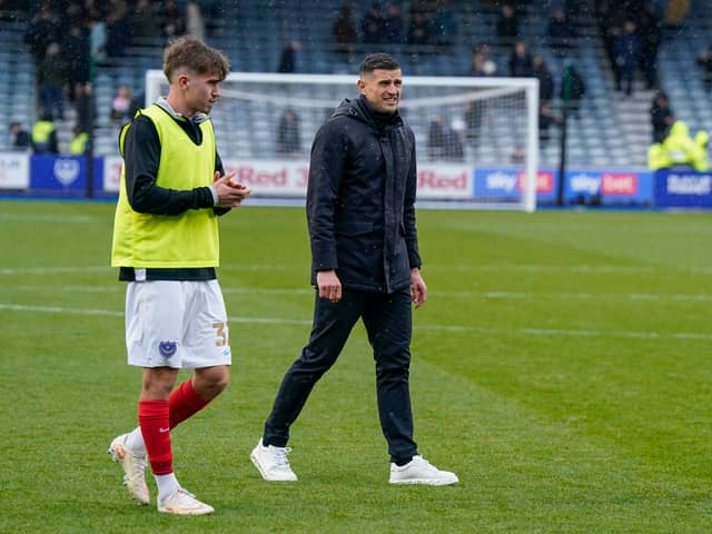 Pompey boss John Mousinho. Pic: Jason Brown