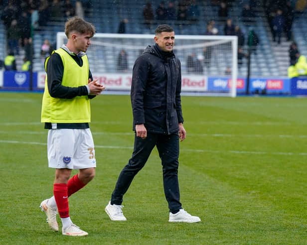 Pompey boss John Mousinho. Pic: Jason Brown
