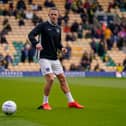 Pompey striker Colby Bishop
