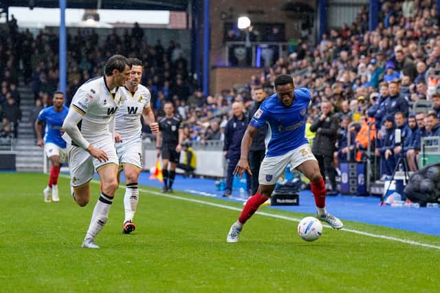 Gaffer For A Day Samm Downing chose Ebou Adams as his man of the match against Millwall. Picture: Jason Brown