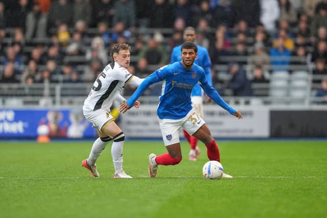 Marlon Pack has been impressed with Iyad Mohamed's Pompey impact. Picture: Jason Brown