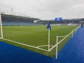 The Fratton Park pitch this morning