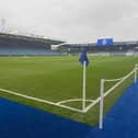The Fratton Park pitch this morning