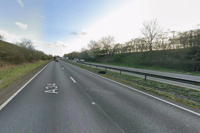 A man has been killed and a one-year-old baby left with life-threatening injuries following a crash on the A34 southbound.