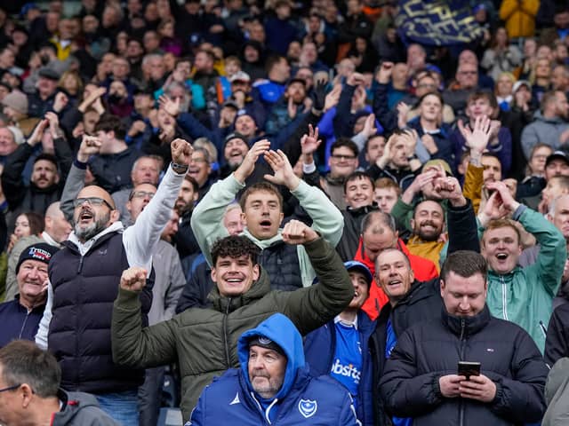 Stormy weather didn't stop the Fratton faithful turning up in their numbers as Pompey claimed a huge win over Millwall on Saturday.