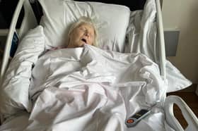 Mrs Ryan was admitted to hospital with pneumonia