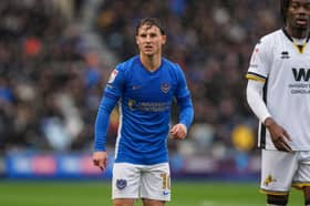Adrian Segecic in action during Pompey's 2-1 win over Millwall. Picture: Jason Brown