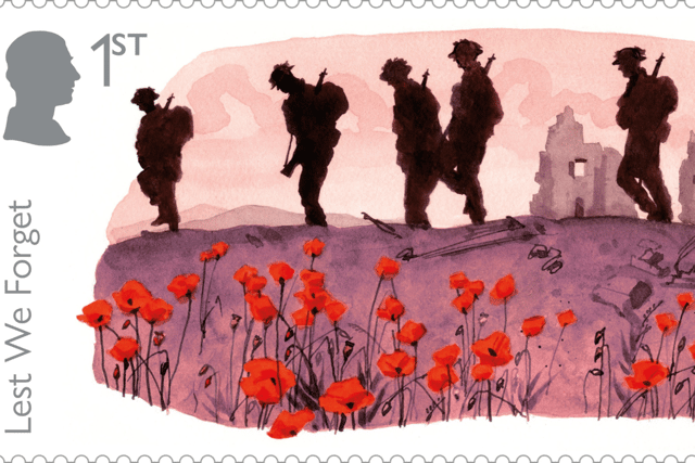 Commemorative Remembrance stamps are being produced by Royal Mail and will be issued on Armistice Day.