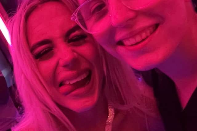 (L-R) Tegan Hide and Glade Clarke