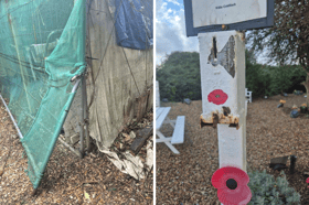 Donations were stolen from The People's Memorial in Langstone Harbour.