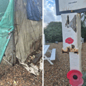 Donations were stolen from The People's Memorial in Langstone Harbour.