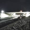 Footage reveals round-the-clock operation to demolish bridge as M3 Junction 9 improvement project gathers pace