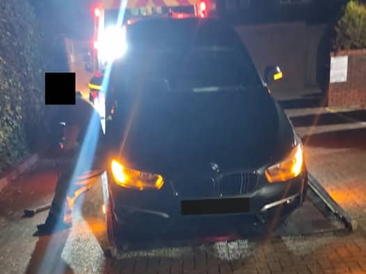 Stolen car recovered by Hampshire Police in Portsmouth