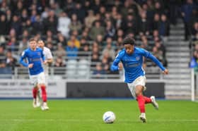 Chelsea loanee Ryan Kavuma-McQueen has shone at Fratton Park. Picture: Jason Brown