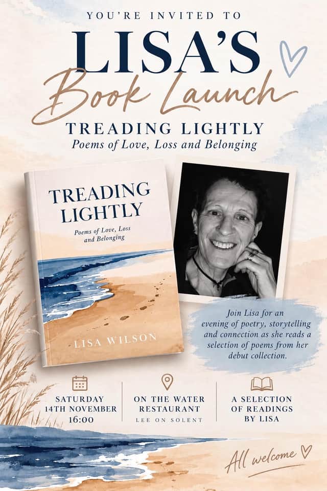 Lisa Wilson's book launch flyer