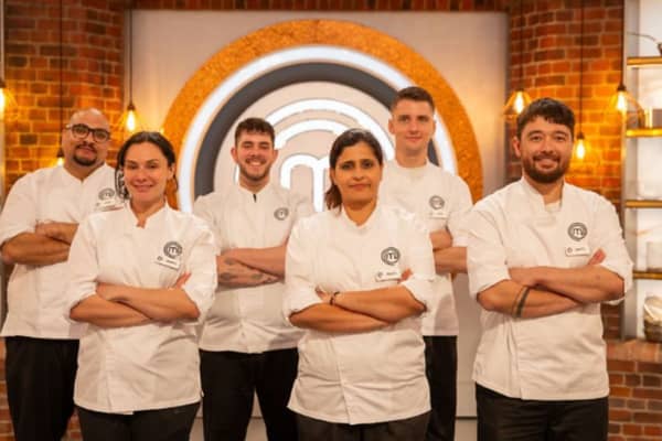 Jack Sencherey-Evans (far left) of Portsmouth is competing in series 19 of MasterChef The Professionals.