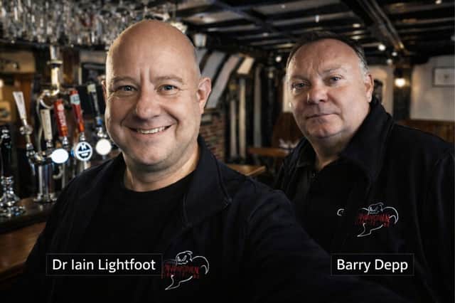 Dr Iain Lightfoot and Barry Depp