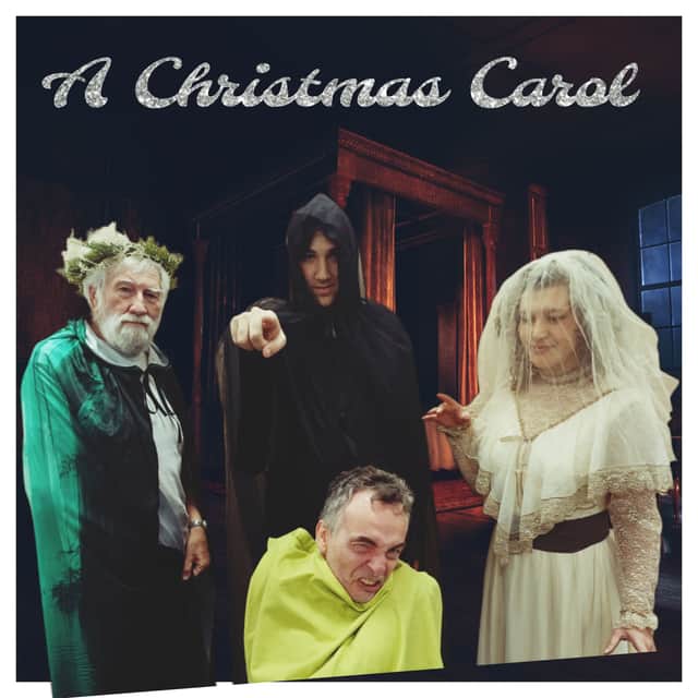 The cast of A Christmas Carol