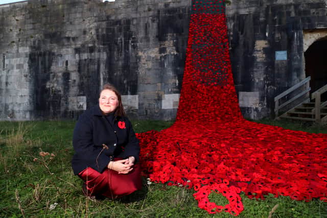Sea of poppies unveiling at Southsea Castle, Southsea on Friday 30th October 2026

Pictured: Alexsis Seed of Seeded

Picture: Habibur Rahman