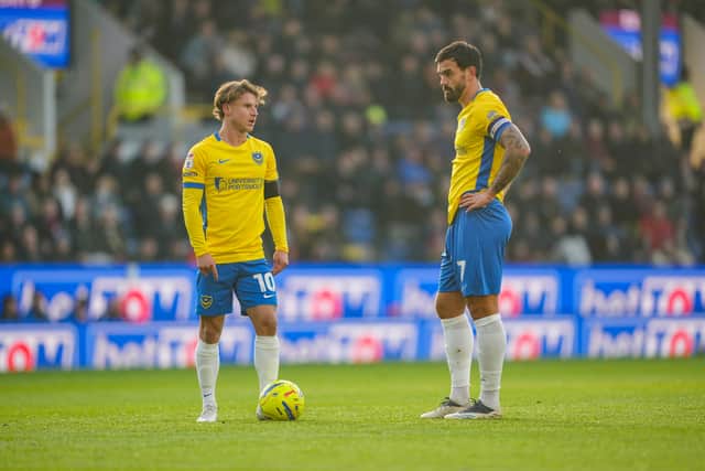 Pompey played out a goalless draw with Burnley.