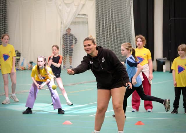 Hampshire cricketers supporting the event