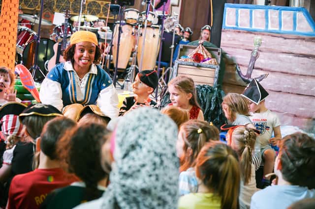 A previous Pirate Party at St John's Locks Heath, with CBeebies star Gemma Hunt, in 2024