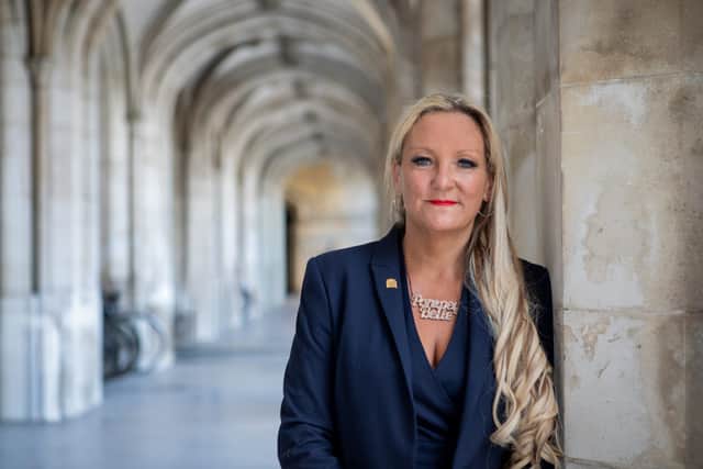 Portsmouth North MP Amanda Martin said was disgusting that the Tories were talking down the armed forces.