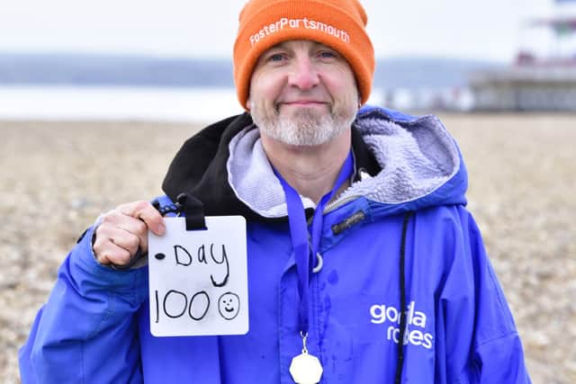 Day 100 of 100 sea swims!
