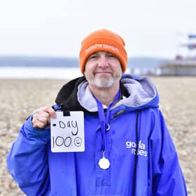 Day 100 of 100 sea swims!