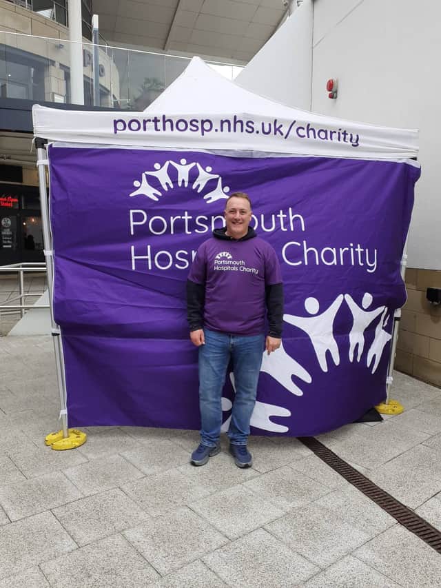 Paul Marsh raised money for Portsmouth Hospitals Charity