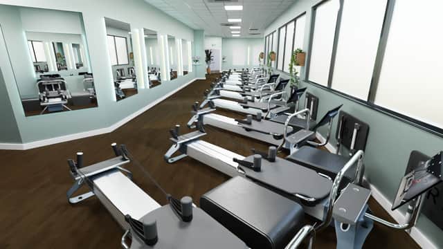 A 3D render of the new Reformer Pilates studio coming soon to the Pyramids Centre in Southsea