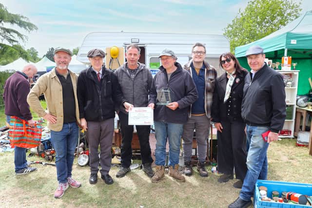 The Best Stand Award was presented to Tony and Colin on Stand 323A by Lord Montagu, Danny Hopkins and special guest Jools Holland