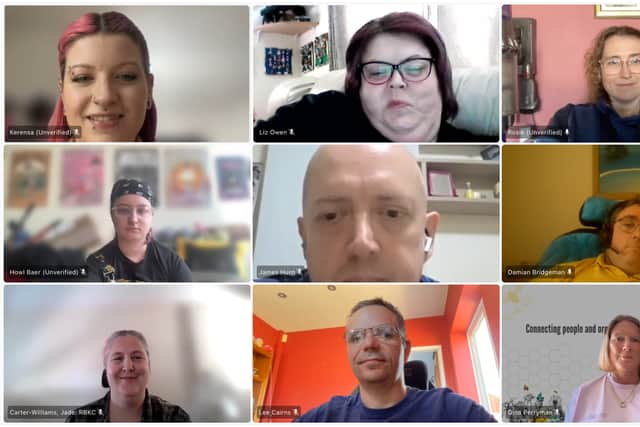 Pictured are some of the new members of The Wheelchair Collective during the group’s inaugural meeting